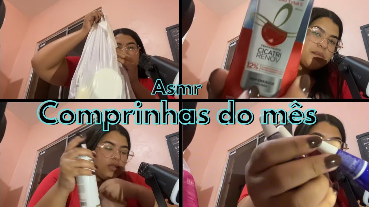 Asmr - Comprinhas do mês ✨💅