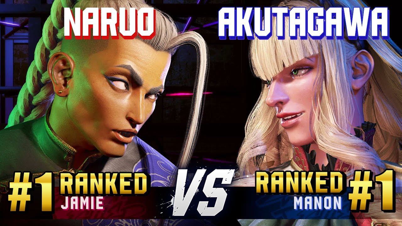 SF6 ▰ NARUO (#1 Ranked Jamie) vs AKUTAGAWA (#1 Ranked Manon) ▰ High Level Gameplay