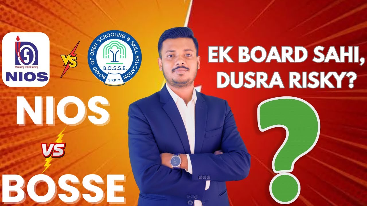 NIOS vs BOSSE: Kaunsa Board Best Hai? Admission, Validity, Exam Pattern Full Comparison #nios#bosse 