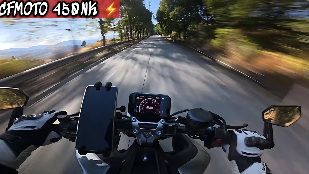 CFMOTO-450NK | High Speed POV Ride on Mountain Roads | Can i reach max Speed?