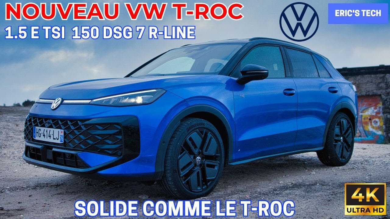 Nouveau VW T-Roc 2026 - 1.5 e-TSI 150 DSG7 R-Line