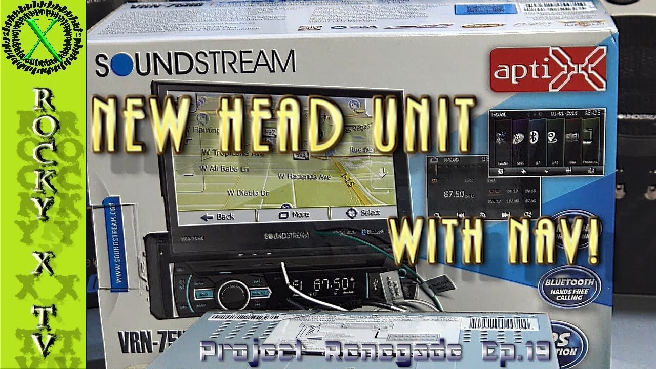 New Soundstream Head Unit (VRN-75HB) Project Renegade Ep.19