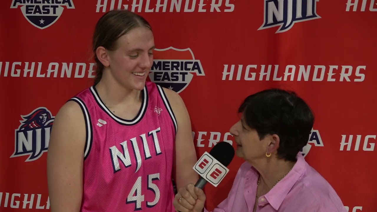 NJIT Women's Basketball Post Game Interview w/ Mike Lane & Ava Locklear
