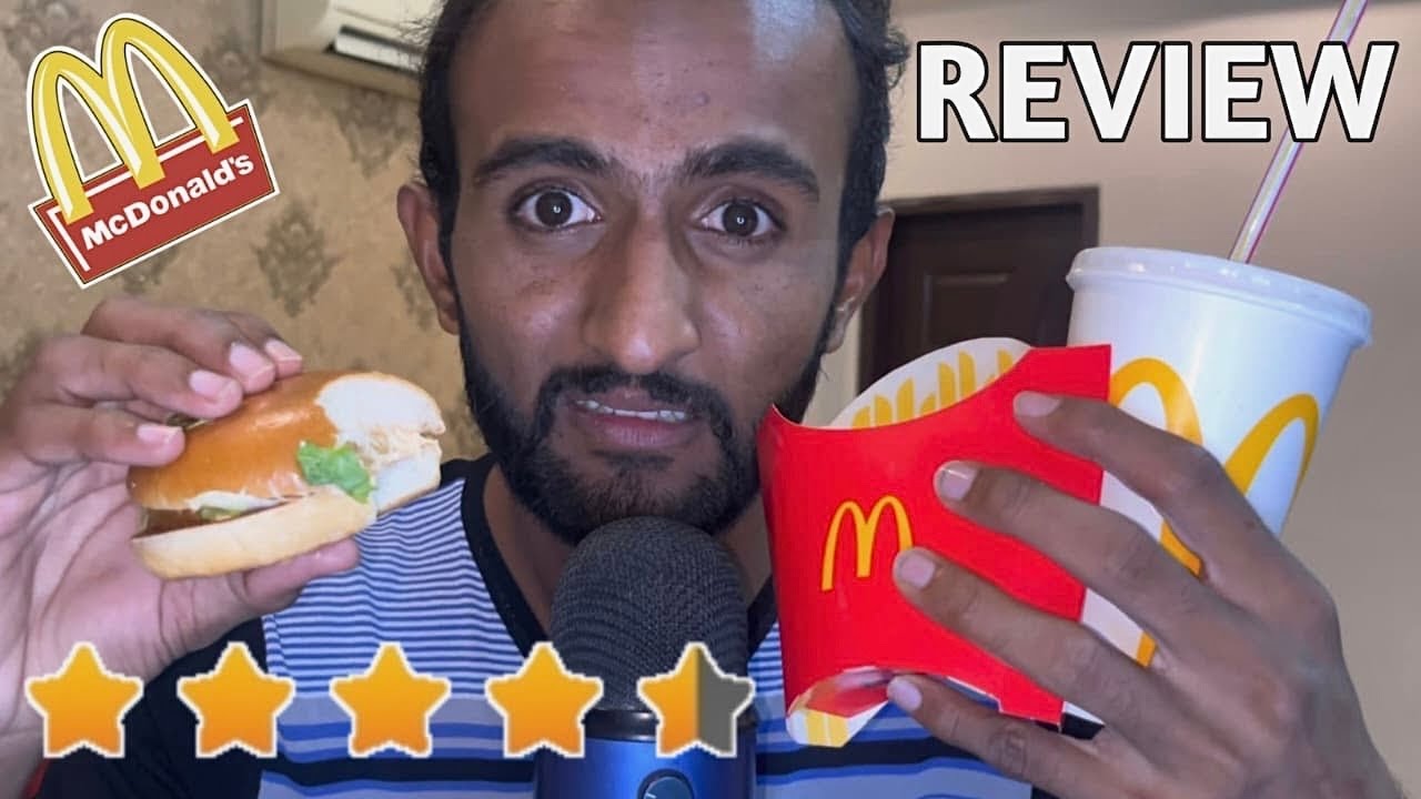 ASMR McDonald’s REVIEW !!