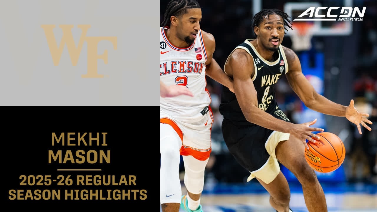 Wake Forest Guard Mekhi Mason Regular Season Highlights | 2025-26 ACC Men's Basketball