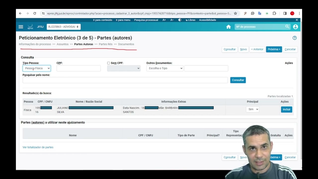 Justiça Federal, Petição Inicial, e-Proc, Distribuição Eletrônica, INSS e Juizado Especial Federal