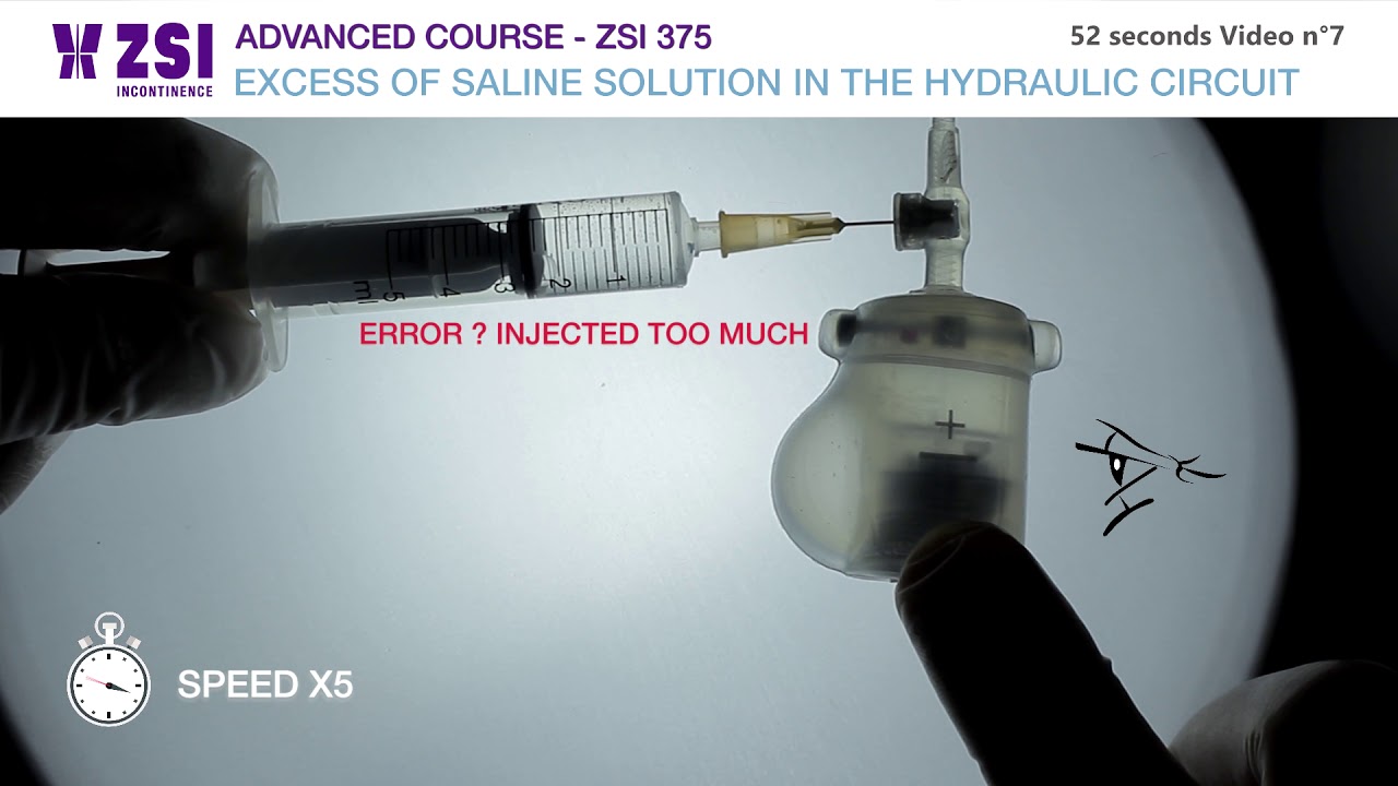 ZSI 375 - 7  ADVANCED COURSE ADJUSTMENT FROM HYDRAULIC CIRCUIT