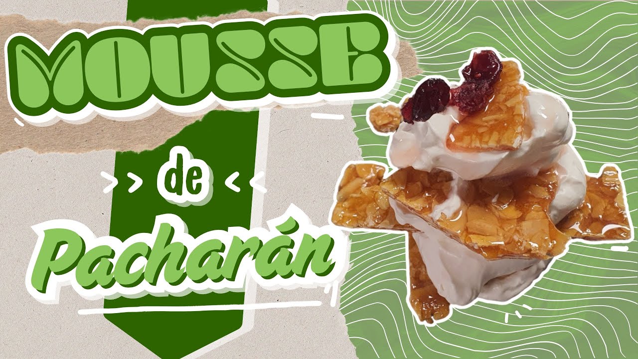 Mousse de Pachar&aacute;n Casera con Guirlache | Postre en Capas sin Alcohol