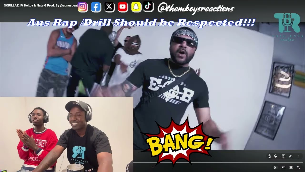 Deltoy ft Nate G - GORILLAZ Reaction