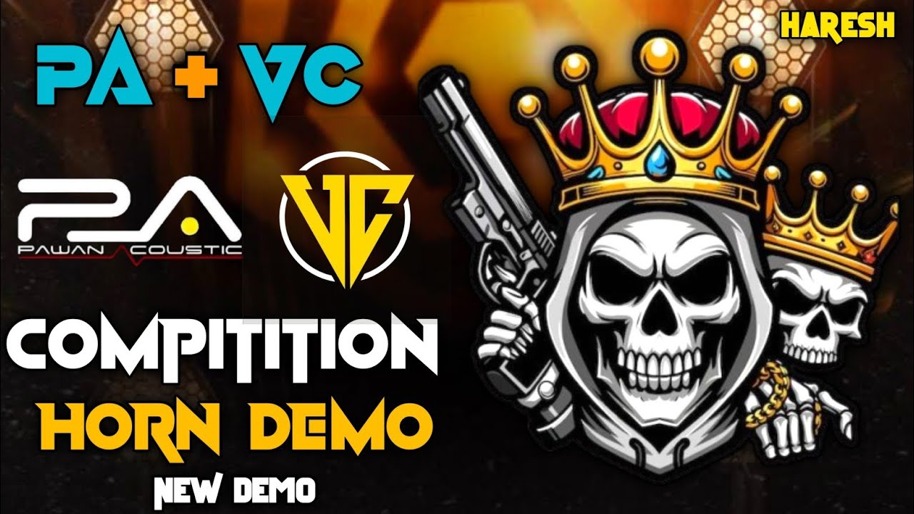 PA VC AUDIO New Horn Demo Compitition 😈 High Gain demo new PA brand demo new gujarati dialogue mix