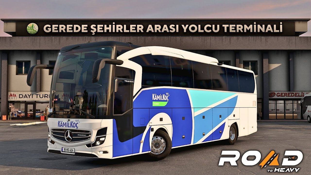 ETS2 1.55 | Bolu'dan Gerede'ye Gerçekçi Otobüs Seferi (Road to Heavy v1.2)