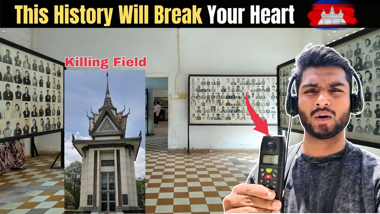 Dark Side of Cambodia 🇰🇭 | Exploring S21 Museum & Killing Fields Phnom Penh 🕊️