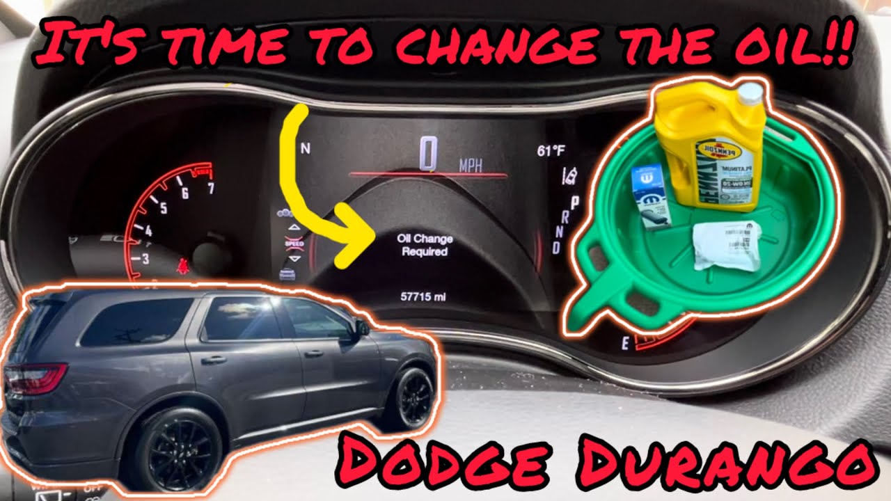 Dodge Durango GT 3.6L / Oil change