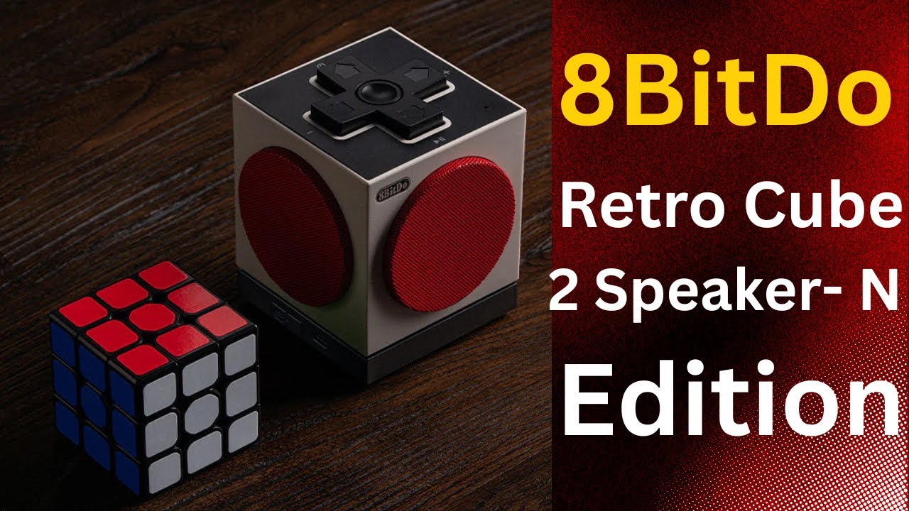 NEW 8BitDo Retro Cube 2 Speaker (N Edition) | Retro Design Meets Modern Sound