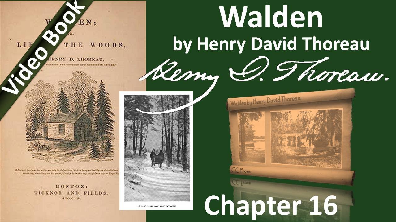 Chapter 16 - Walden by Henry David Thoreau - The Pond in Winter