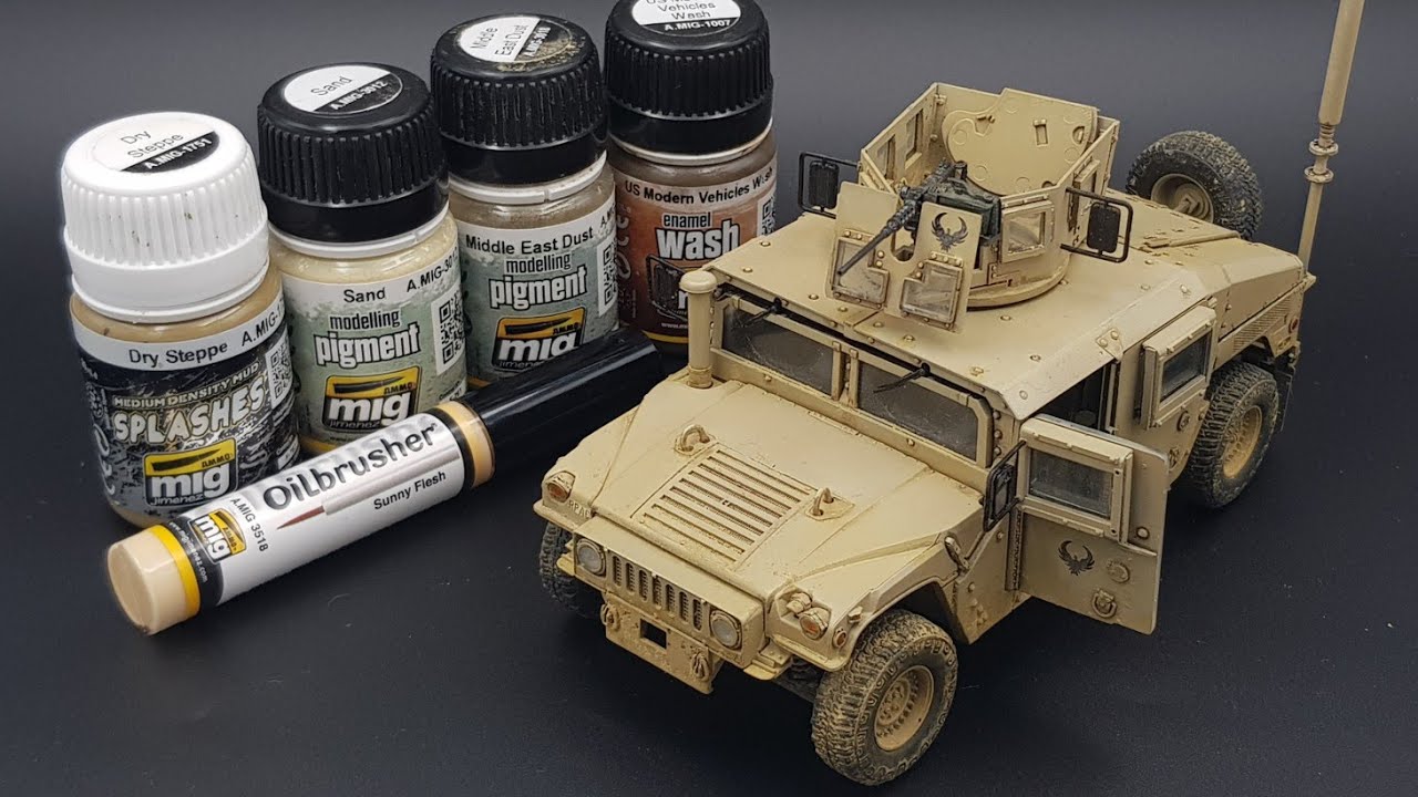 M1151 Academy 1/35 humvee Timelapse video