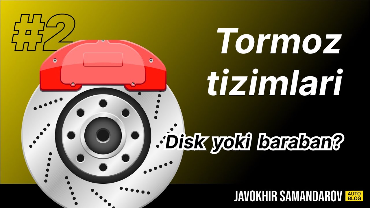 Diskli tormoz xavfsizroq! - Texnik blog #2