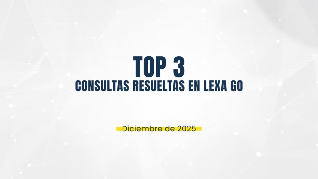 🟡 Top 3 Consultas Resueltas | Diciembre de 2025