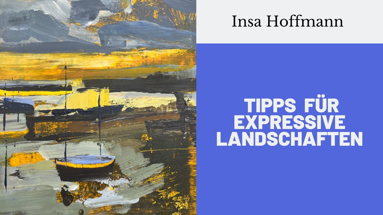 Das ist die einfachste Art schnell expressive Landschaften zu malen