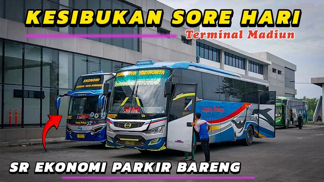 SUASANA MINGGU SORE YANG PADAT‼️ TERMINAL MADIUN