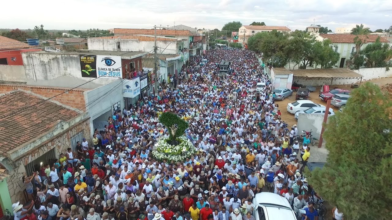 Procissão do Senhor Bom Jesus da Lapa, saindo da Catedral em direção ao Santuário 2017