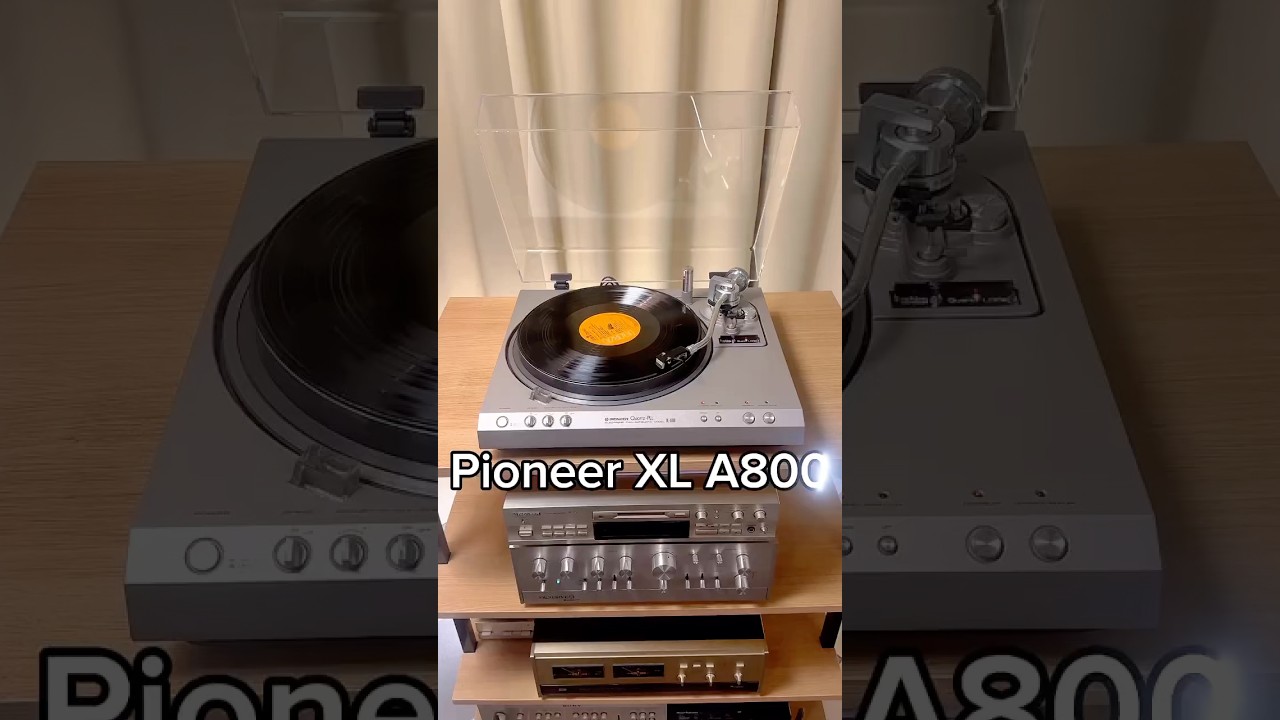 📀  Pioneer XL-A800 &ndash; Direct-Drive Turntable (1979) #shorts
