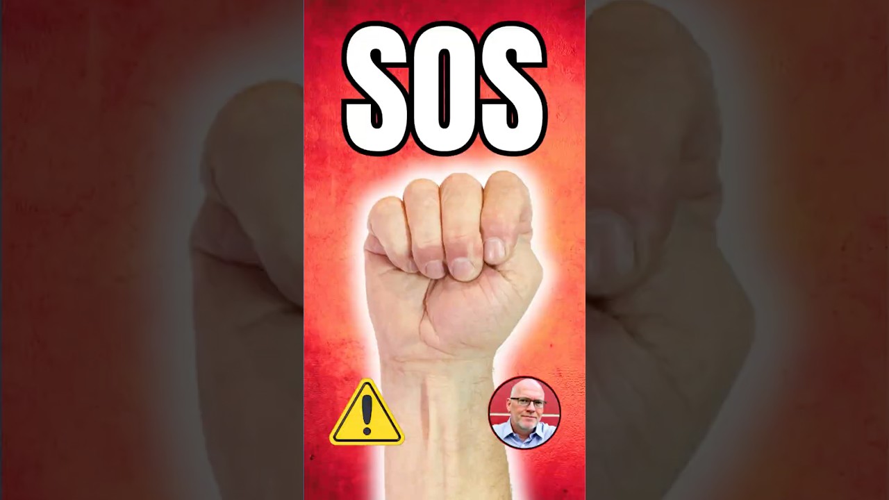 In GEFAHR? Dieses SOS-Zeichen kann jeden retten! ⚠️