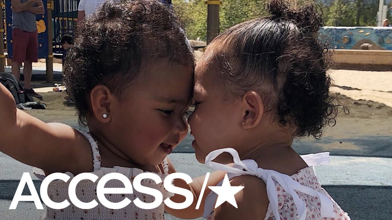 Stormi Webster And True Thompson Share A Hug On Sweet Farm Play Date | Access