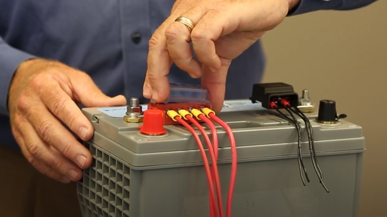 Blue Sea Systems | ST Battery Terminal Mount Fuse Block &ndash; Keep Essential Circuits Protected