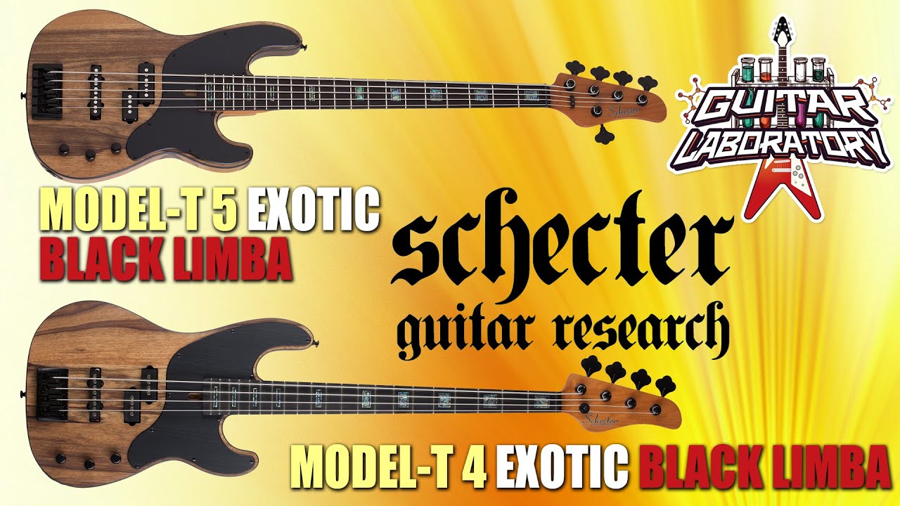 Бас-гитара SCHECTER MODEL-T EXOTIC BLACK LIMBA (4 и 5 струн)