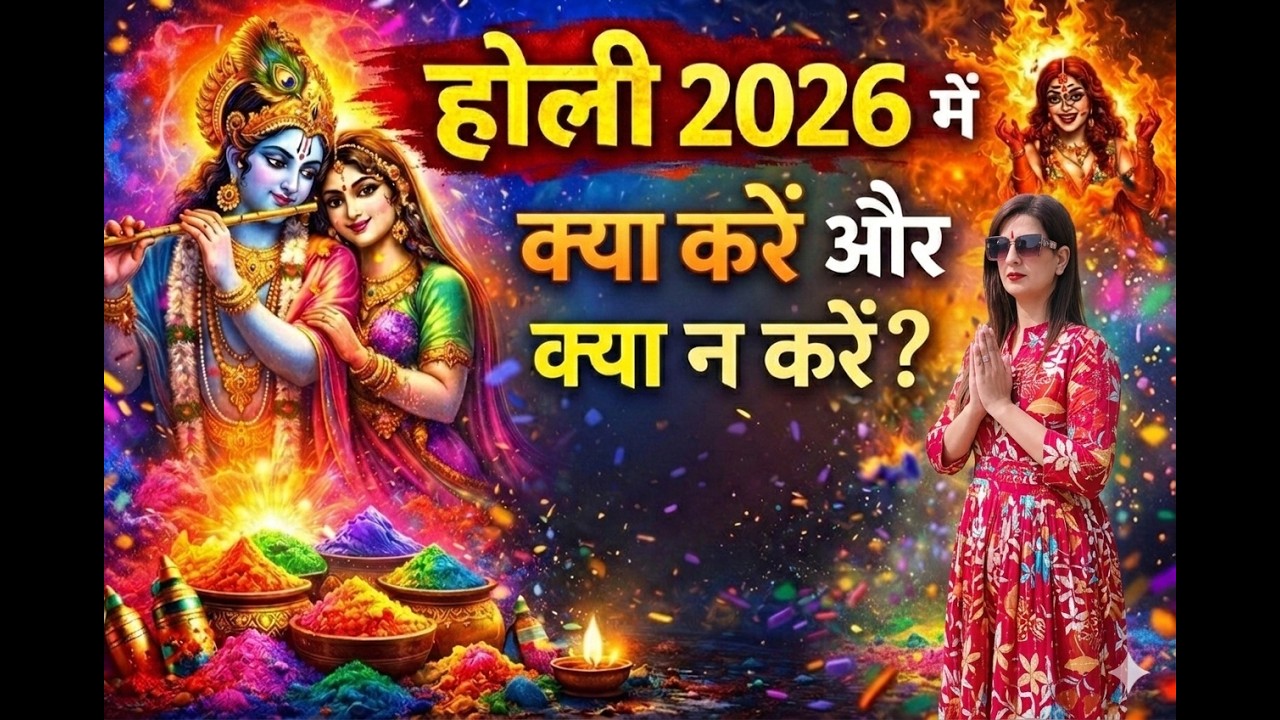 होली 2026 में क्या करें और क्या न करें?| होली पूजा विधि 2026 |#holispecial #holi