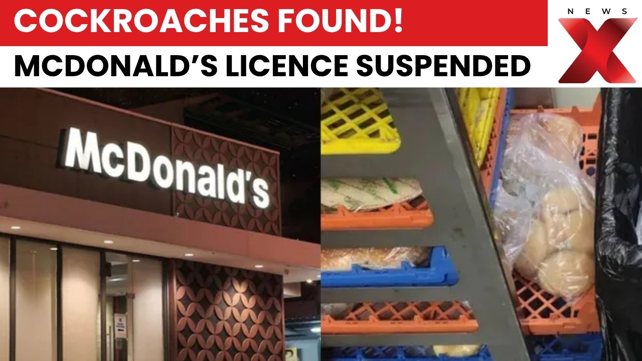 Mumbai McDonald&rsquo;s Licence Suspended After Live Cockroaches Found During FDA Inspection
