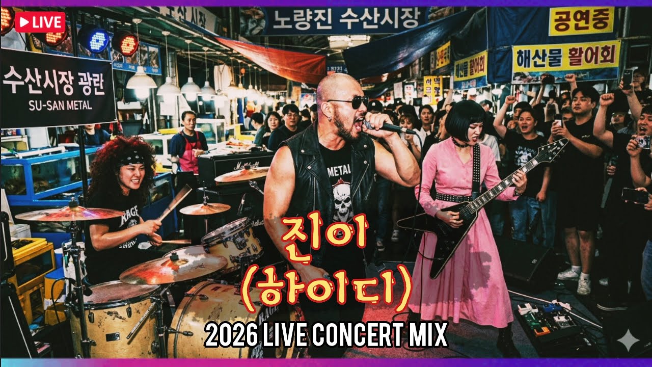 🎵 진이 - 하이디 [2026 라이브콘서트] Ai cover | EnvyMusic. #hardrock 