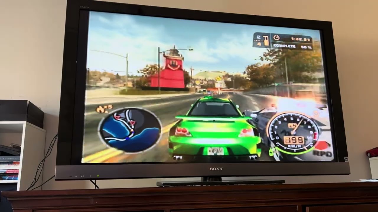Need For Speed Most Wanted PS2 Tollbooth Time Trial Challenge 55 3:32.55 