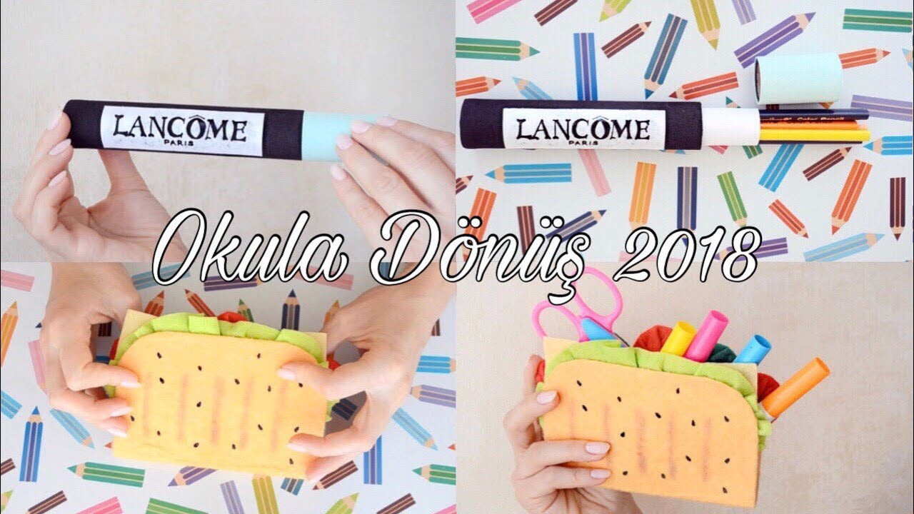 DIY İki Harika Kalemlik | Kendin Yap | Okula Dönüş 2018!