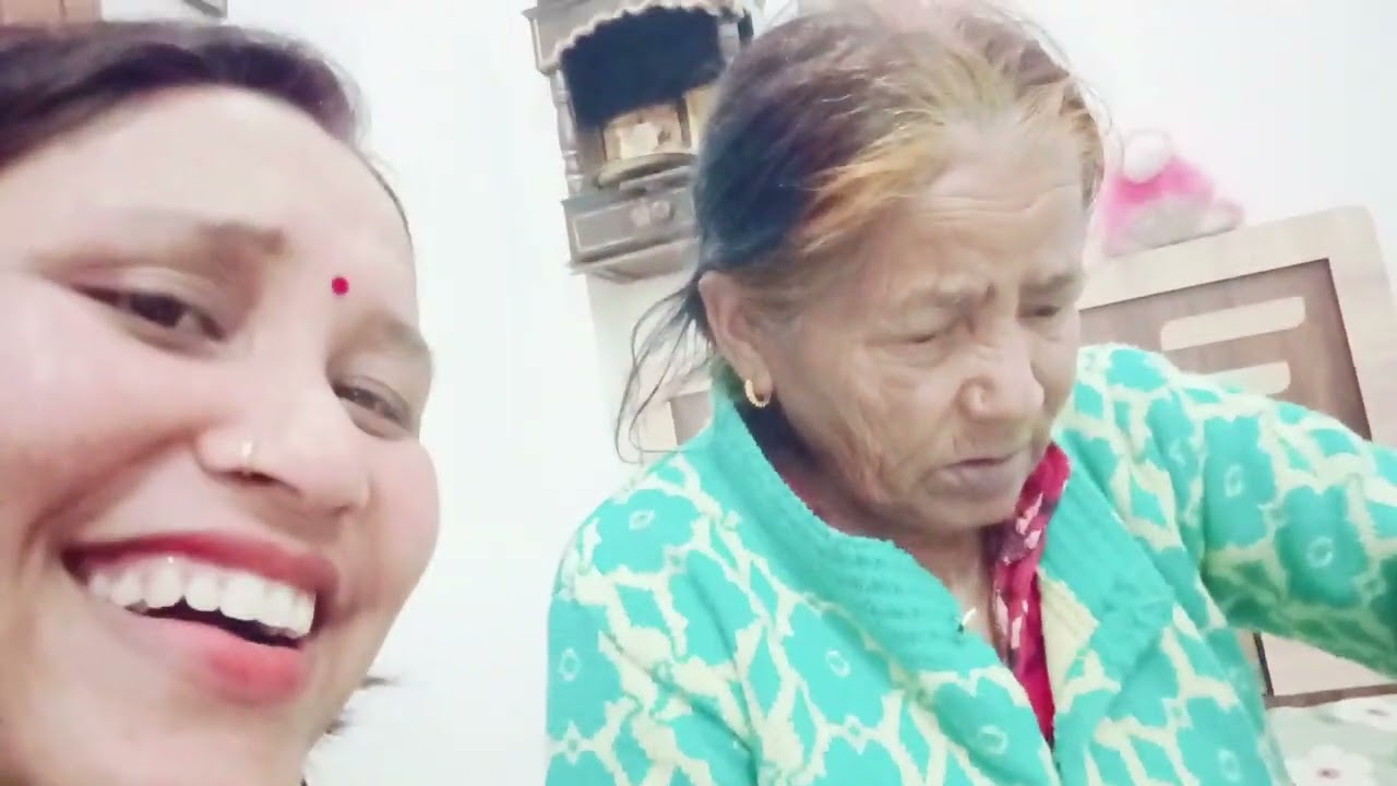 ताई जी, आई हमारे घर में और मेरी सासू जी ने बनाई खटाई।😱ll#pahadi #new #familyvlog #trending #viral 