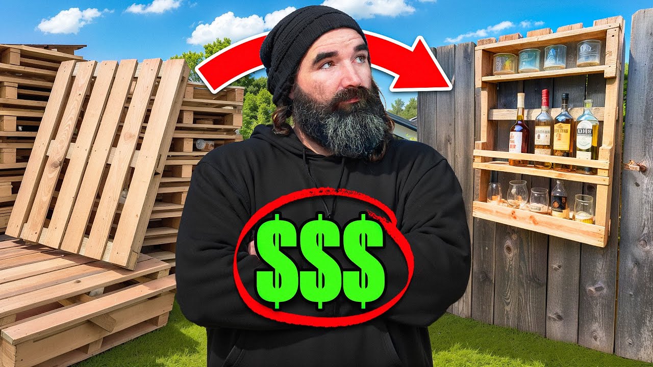 Pallet Wood Projects that Sell / $410 whiskey Display