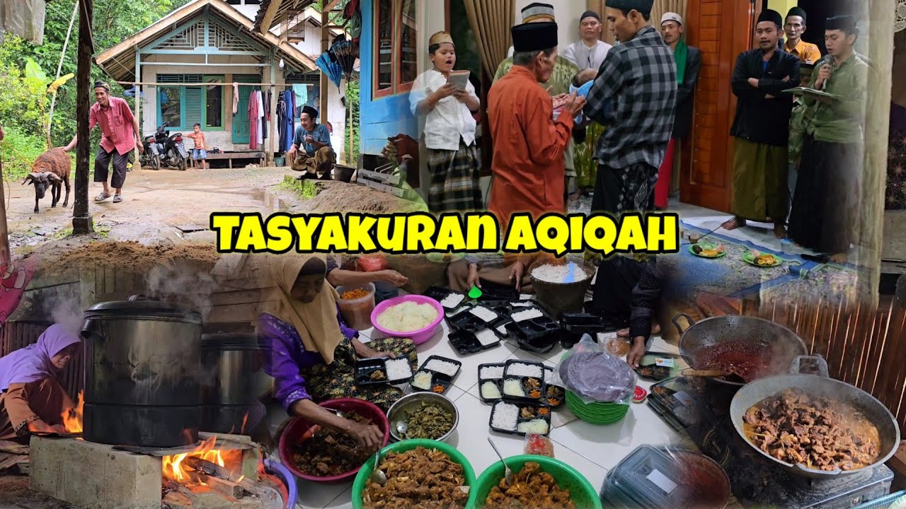 Alhamdulillah Syukuran Debay, Walimah Aqiqah, Masak Besar Ajak Warga Sekampung 