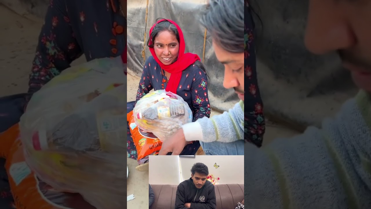 Behan ki madad ki diya rashan || helping video ||