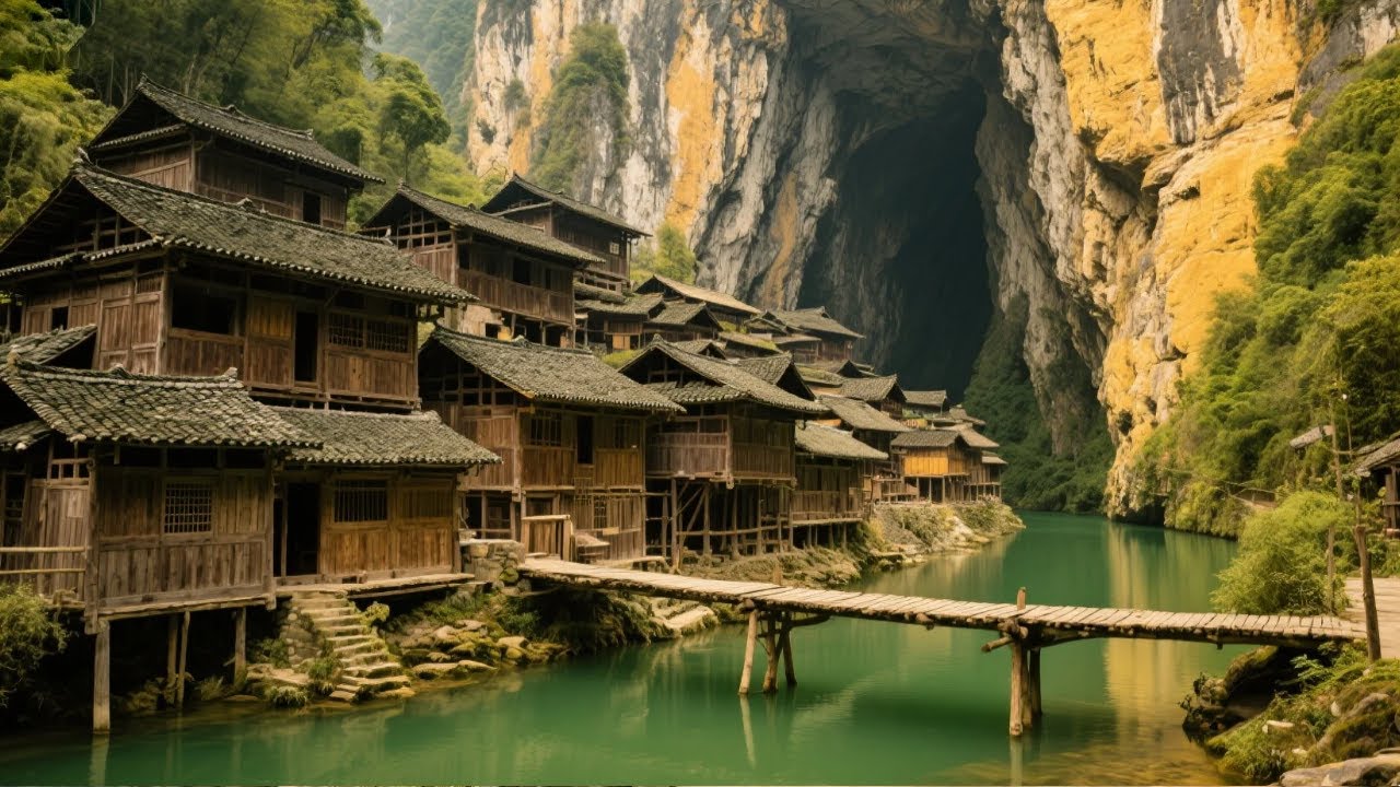 贵州200户人天坑村，相传这里是陈友谅后裔避难地，距今有600多年历史，到处都是岁月的痕迹！【乡村阿泰】