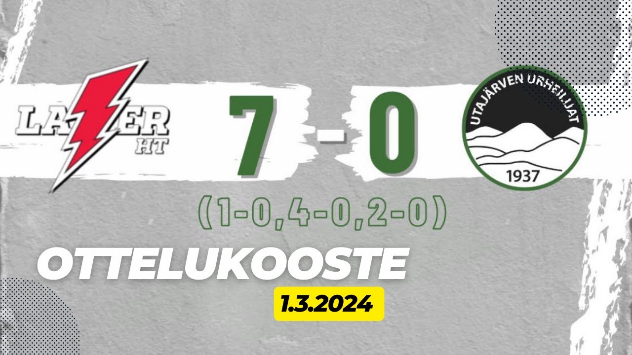 Laser HT - UU Ottelukooste 1.3.2024