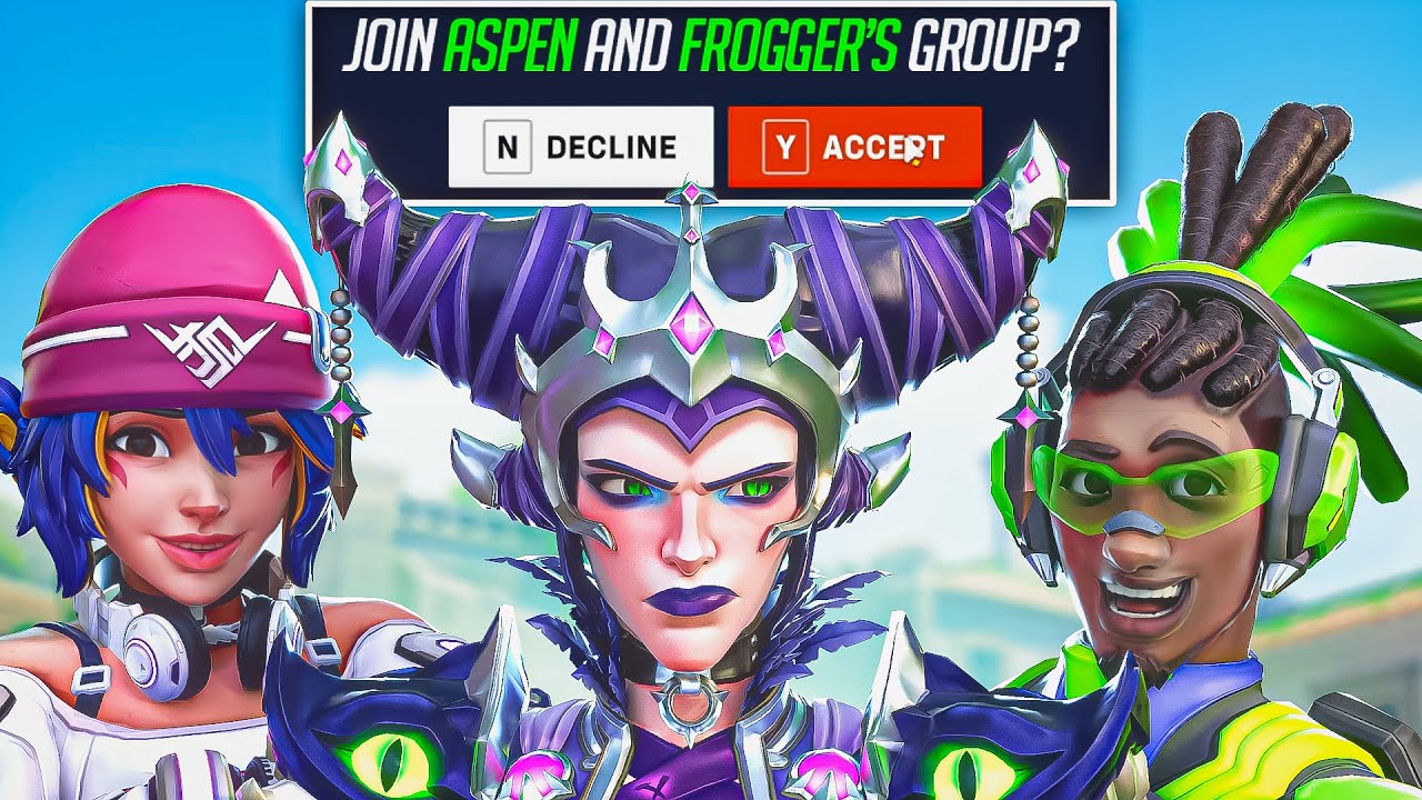 I randomly queued into Frogger & Aspen in Overwatch 2