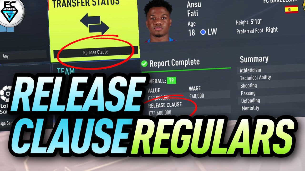 THE BEST RELEASE CLAUSE PLAYERS IN FIFA 22
