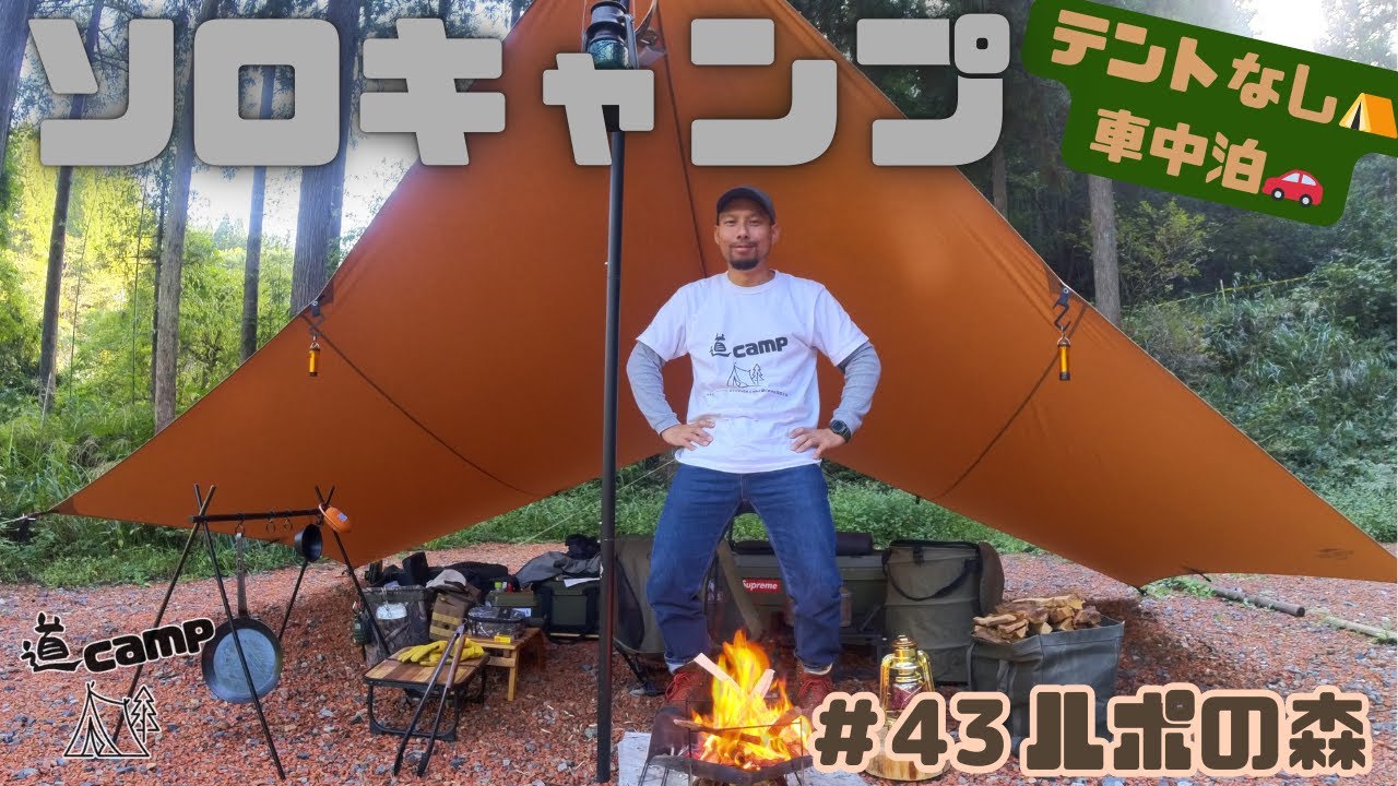 ソロキャンプ　＃43　ランクルで車中泊🚗キャンプ⛺️