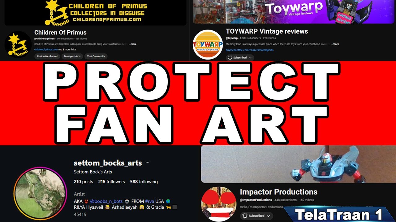 Protecting Transformers Fan Art and What Artists Can Do To Protect Their Work Online