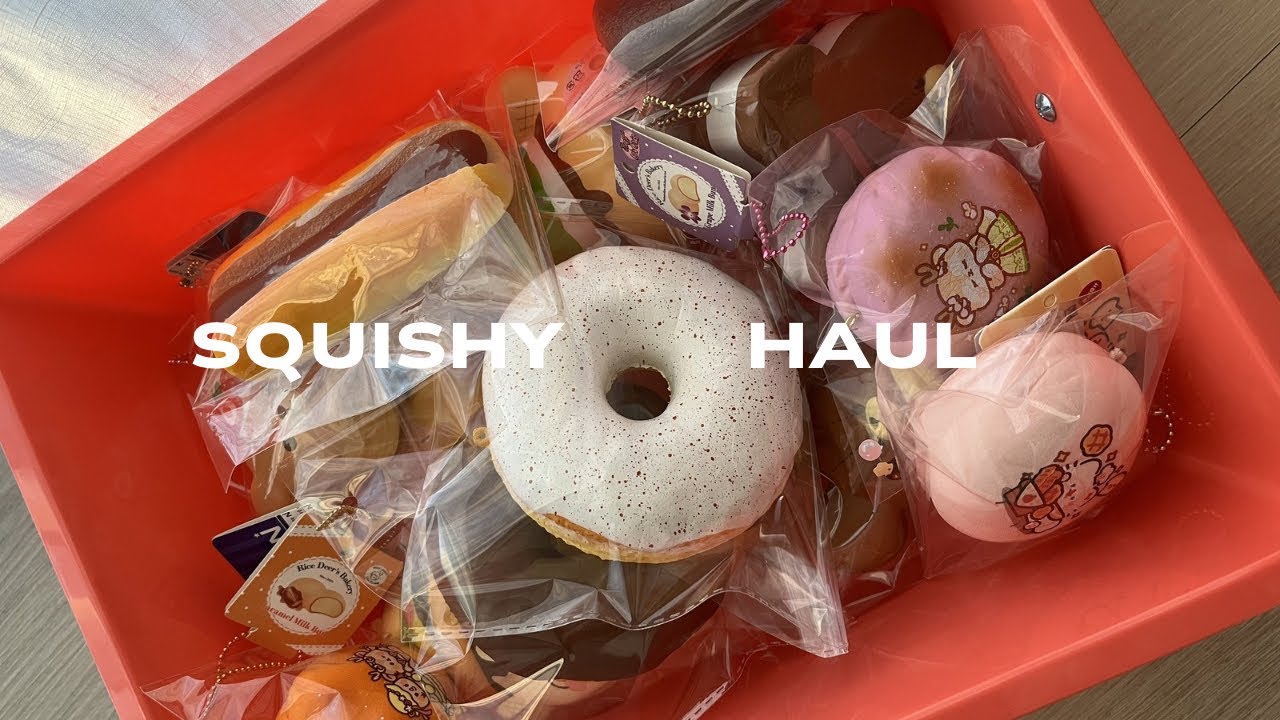 SQUISHY HAUL ! * asmr , no music , & crinkle noises * | careforwhat