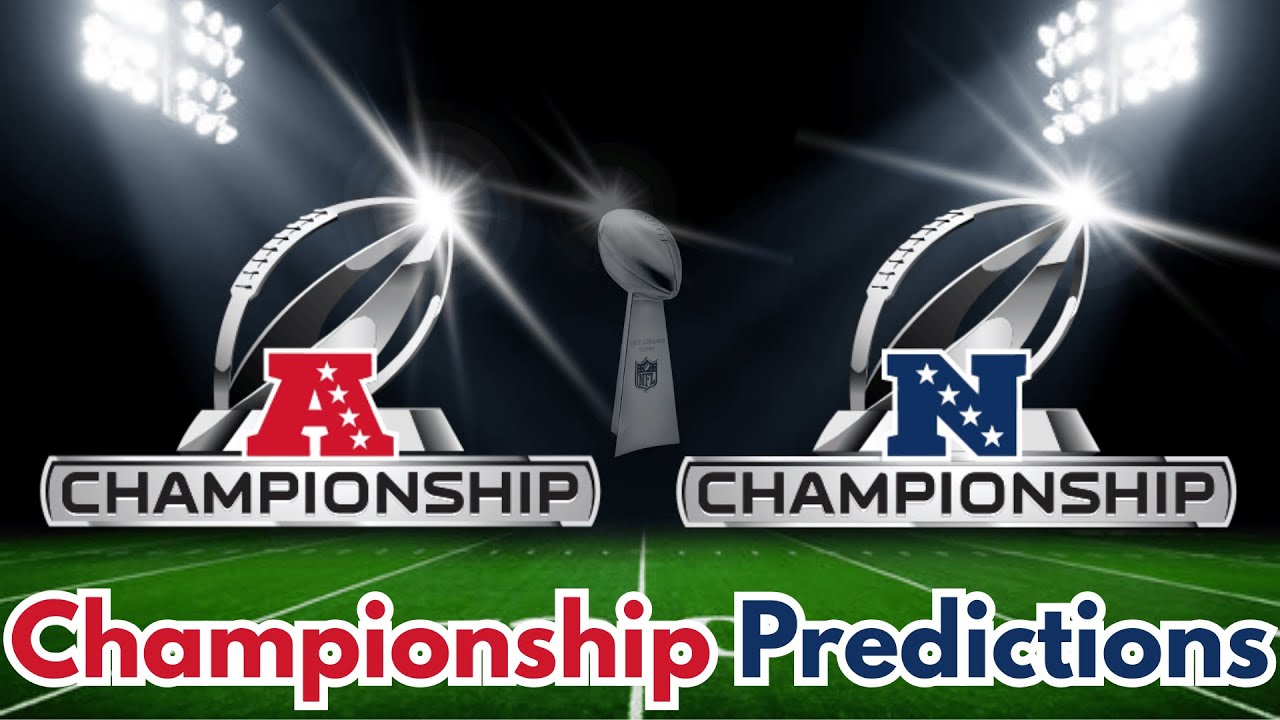 Championship Sunday Predictions - AFC/NFC Championship #nfl #playoffs #afc #nfc