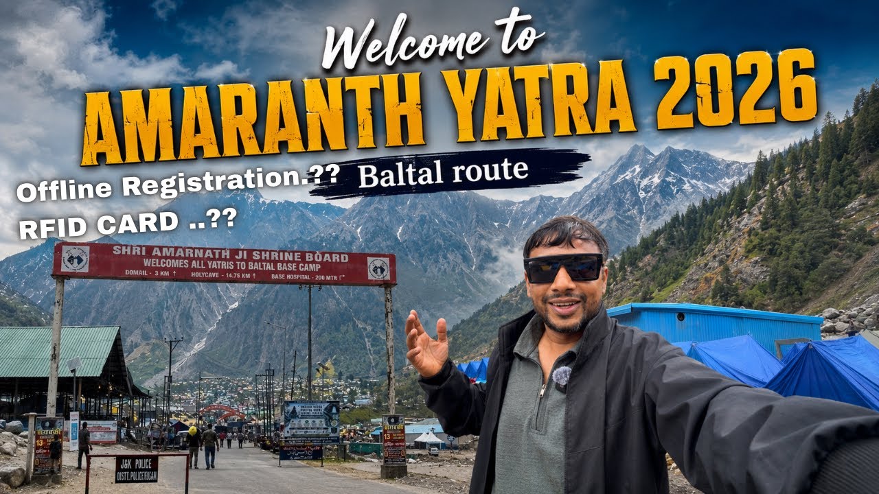 Amarnath Yatra 2026 | BALTAL BASE CAMP | Amarnath Yatra Baltal Route | Baltal | Yatra | Route