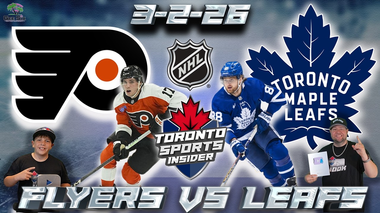 Philadelphia Flyers vs Toronto Maple Leafs LIVE 🔴 | NHL LIVE Stream Reaction & Play By Play