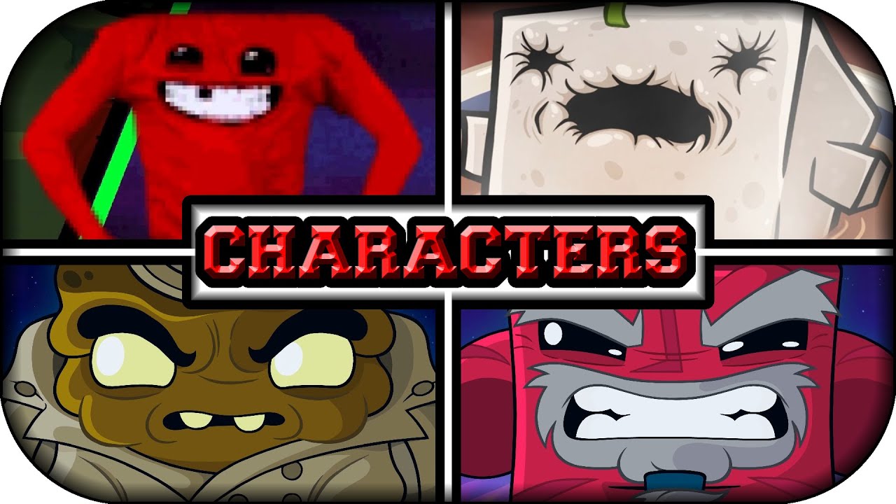 ❚Super Meat Boy Forever❙All Characters ❰Guide❙Unlockable Showcase❱❚